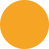 Cercle orange sur fond blanc
